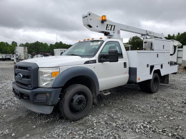 FORD F450 SUPER 2012 white chassis gas 1FDUF4GY4CED19746 photo #1