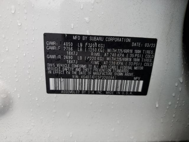 2023 SUBARU OUTBACK TO 4S4BTAPC5P3200947