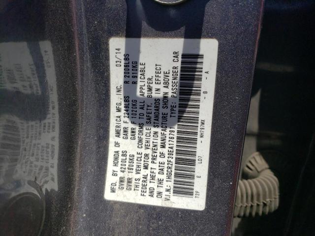 2014 HONDA ACCORD LX - 1HGCR2F39EA176791
