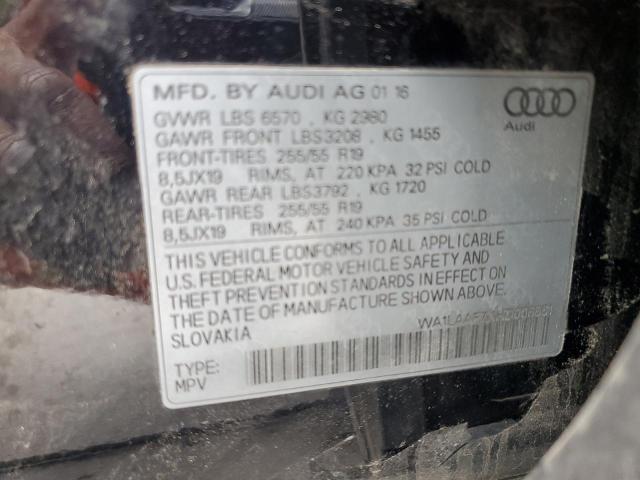 2017 AUDI Q7 PREMIUM - WA1LAAF7XHD006861