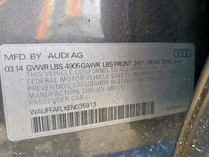 wauffaflxen035913 - 2014 Audi A4 Premium Plus - #58543065