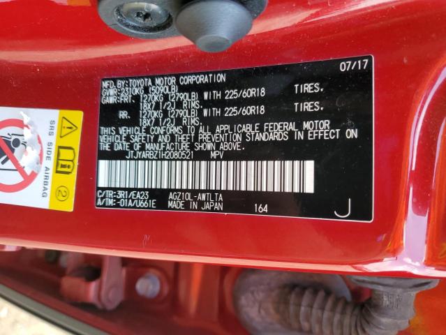 2017 LEXUS NX 200T BA - JTJYARBZ1H2080521