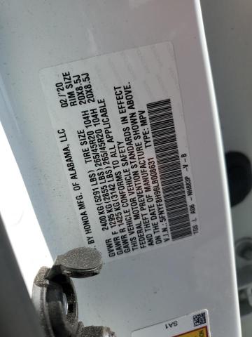 2020 HONDA PASSPORT T 5FNYF8H96LB008631