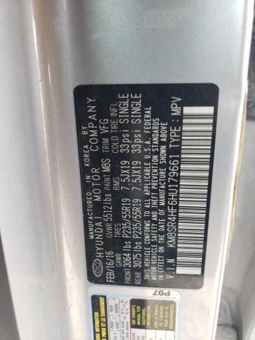 2017 HYUNDAI SANTA FE S - KM8SR4HF6HU179661