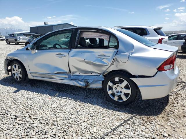 HONDA CIVIC LX 2009 silver  gas 2HGFA16599H320850 photo #3