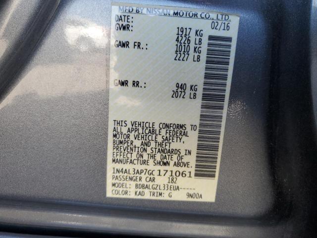 2016 NISSAN ALTIMA 2.5 - 1N4AL3AP7GC171061