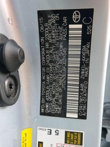 2015 TOYOTA PRIUS V - JTDZN3EU6FJ039345