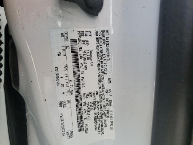 2015 FORD FOCUS SE - 1FADP3K29FL338751
