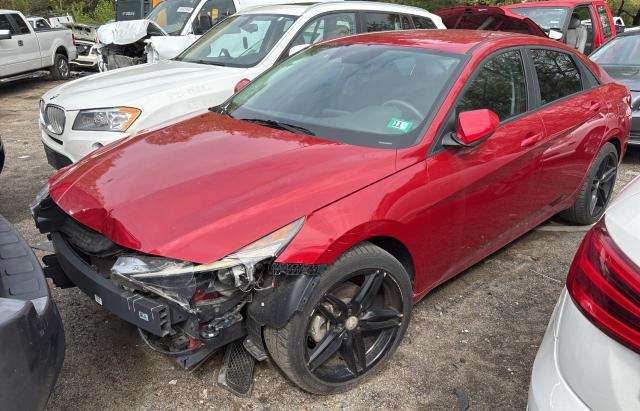 HYUNDAI ELANTRA SE 2023 red  gas KMHLM4AG7PU380473 photo #1