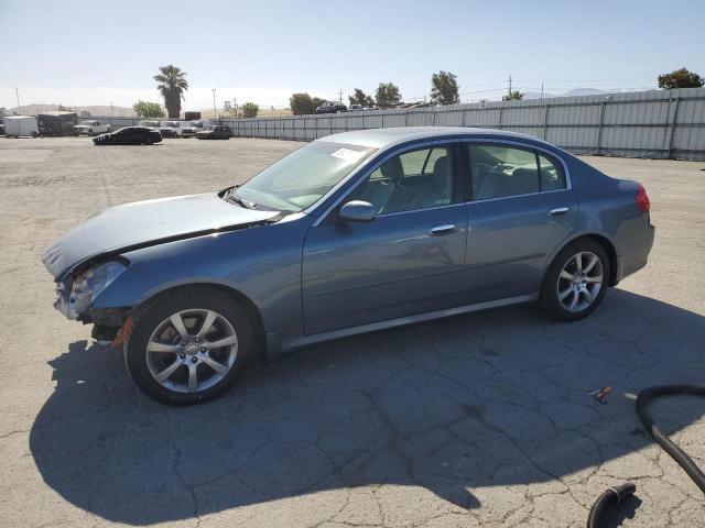 INFINITI G35 2005 blue  gas JNKCV51E35M224397 photo #1