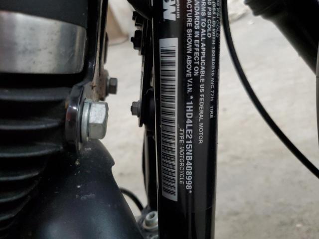 2022 HARLEY-DAVIDSON XL883 N 1HD4LE215NB408998