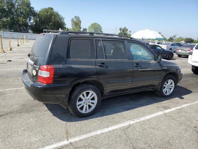 TOYOTA HIGHLANDER 2006 black  hybrid engine JTEDW21A660011088 photo #4