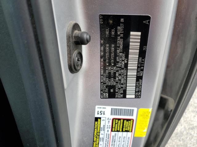 2017 TOYOTA SIENNA XLE 5TDDZ3DC5HS160977