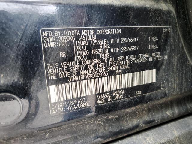 2019 TOYOTA RAV4 XLE - JTMW1RFV2KD505063