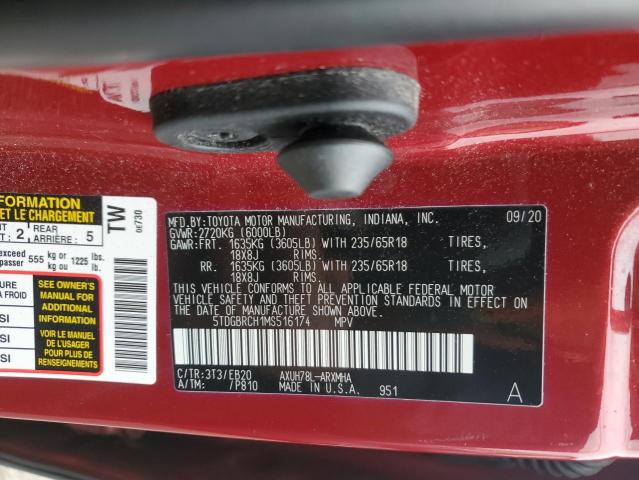 2021 TOYOTA HIGHLANDER - 5TDGBRCH1MS516174