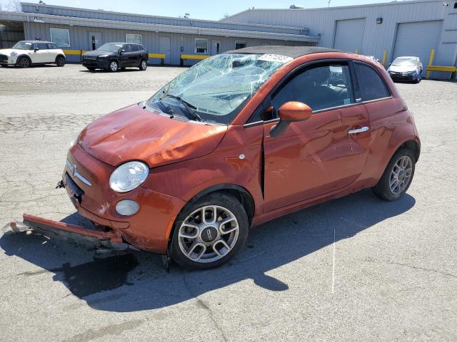 FIAT 500 POP 2012 orange  gas 3C3CFFDR8CT260634 photo #1