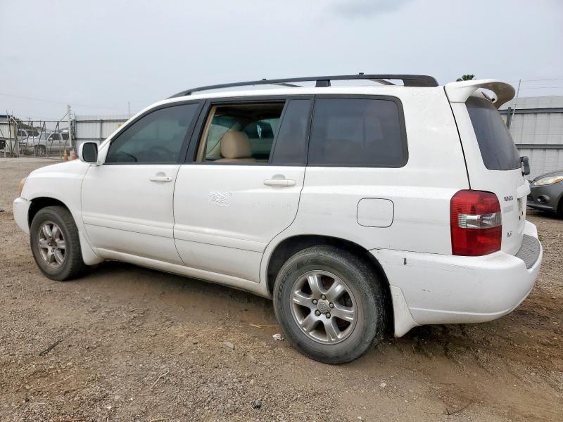 TOYOTA HIGHLANDER 2007 white  gas JTEDP21AX70131071 photo #3