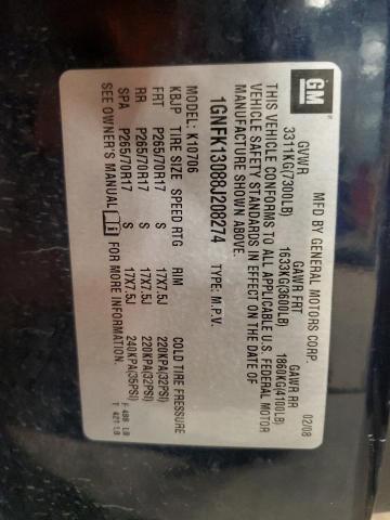 2008 CHEVROLET TAHOE #3262204115