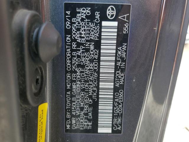 2015 TOYOTA SCION TC JTKJF5C76FJ001402