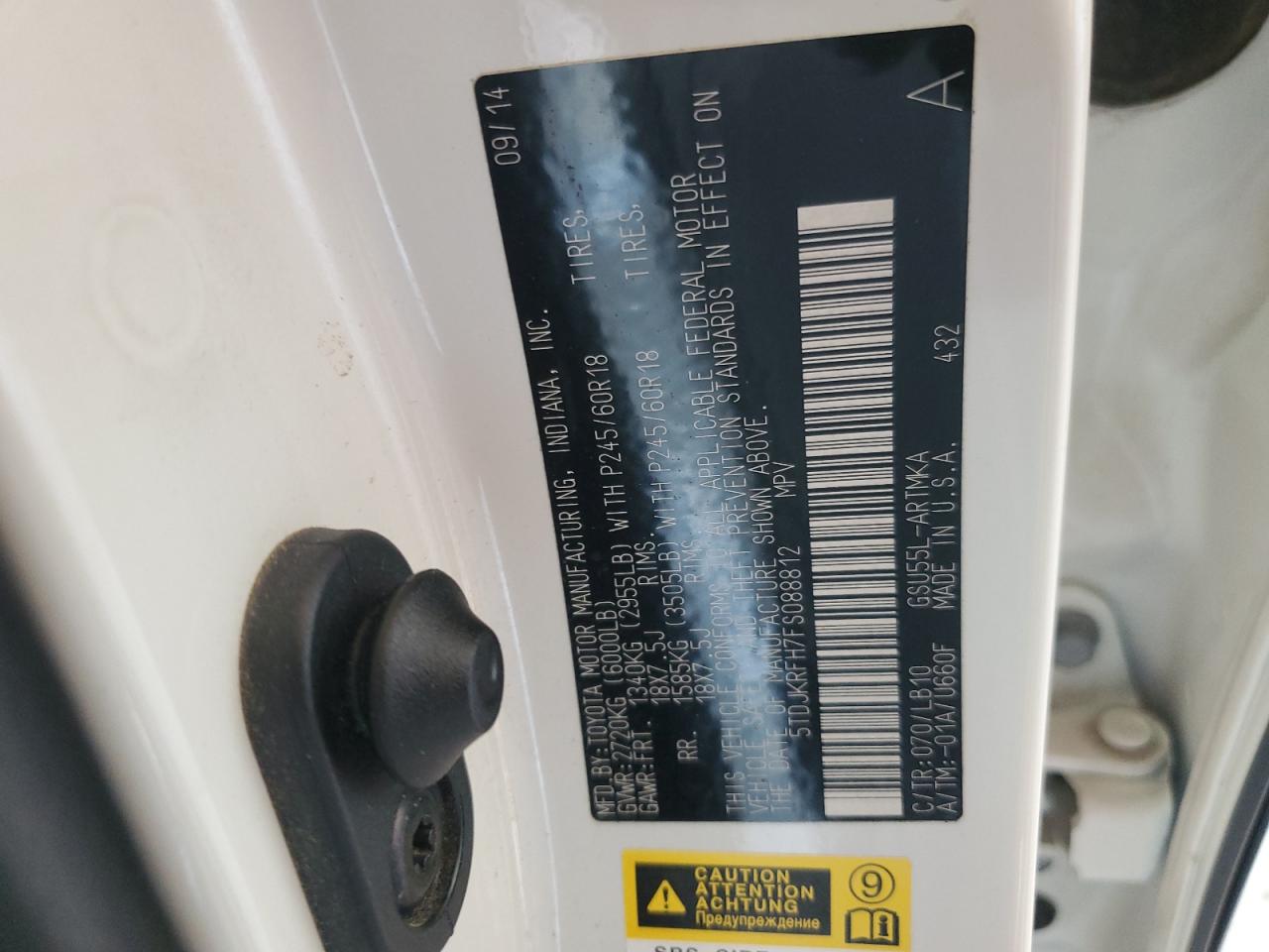 TOYOTA HIGHLANDER XLE