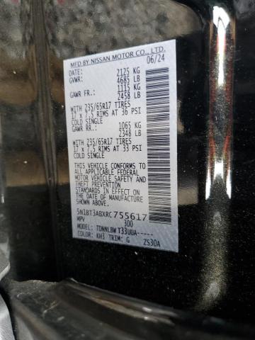 2024 NISSAN ROGUE S - 5N1BT3ABXRC755617