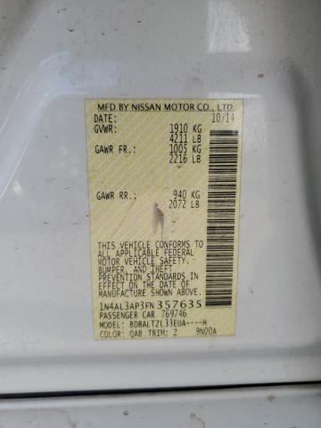 2015 NISSAN ALTIMA 2.5 - 1N4AL3AP3FN357635