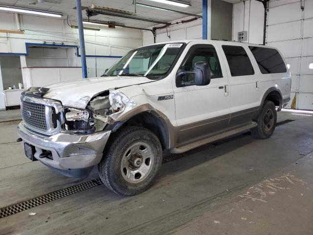 FORD EXCURSION 2001 white  gas 1FMNU43S51EC36951 photo #1