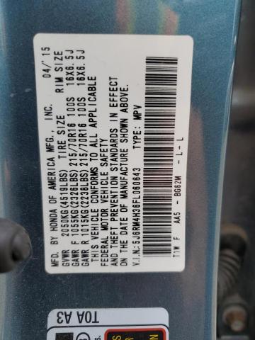 2015 HONDA CR-V LX - 5J6RM4H36FL060643