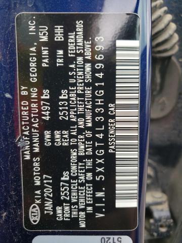 2017 KIA OPTIMA LX 5XXGT4L33HG149693