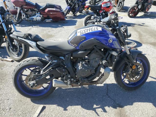 YAMAHA MT07 2021 blue  gas JYARM32E2MA001068 photo #1