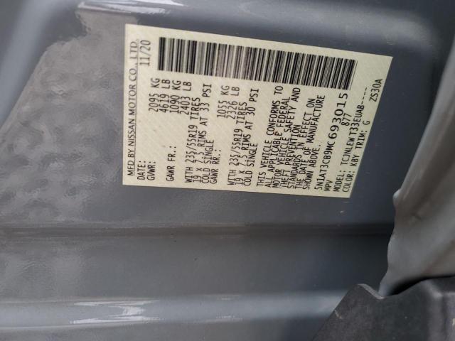 2021 NISSAN ROGUE SL 5N1AT3CB9MC693015
