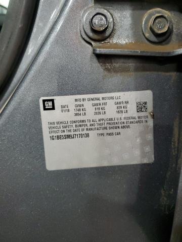 2018 CHEVROLET CRUZE LT - 1G1BE5SM9J7170138