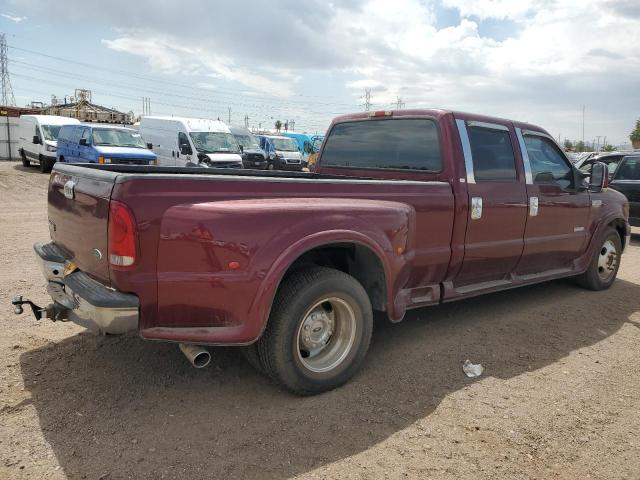 FORD F350 SUPER 2005 maroon  diesel 1FTWW32P35ED08827 photo #4