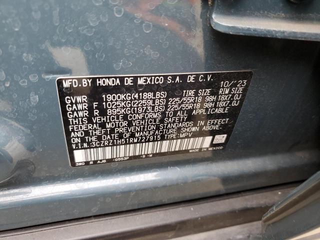 2024 HONDA HR-V SPORT - 3CZRZ1H51RM727915