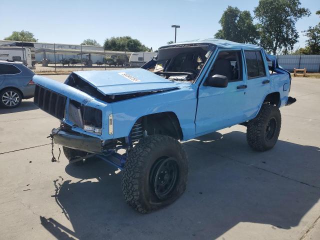 JEEP CHEROKEE S 1997 blue  gas 1J4FJ28S2VL529958 photo #1