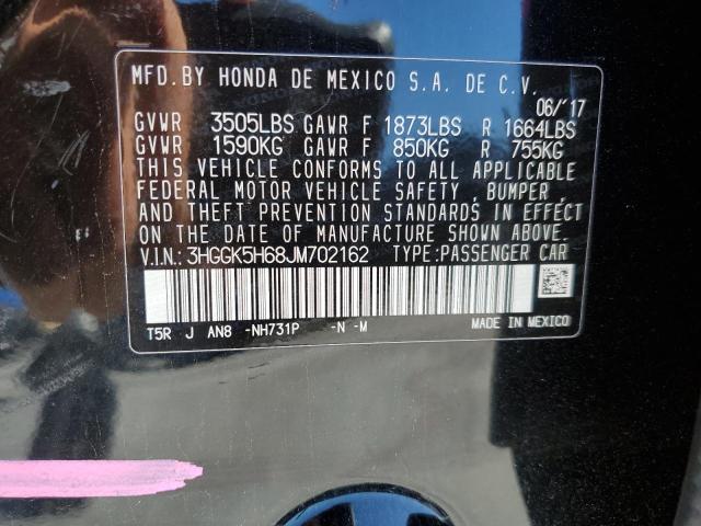 2018 HONDA FIT SPORT - 3HGGK5H68JM702162