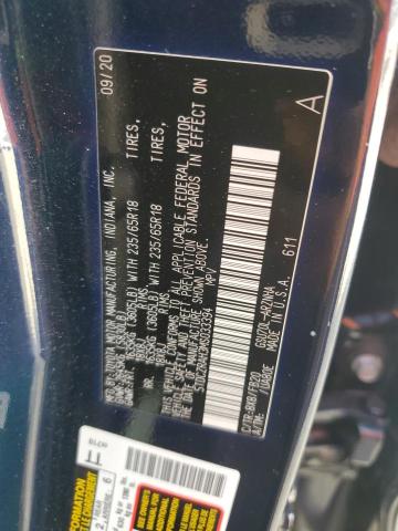 2021 TOYOTA HIGHLANDER - 5TDCZRAH3MS033394