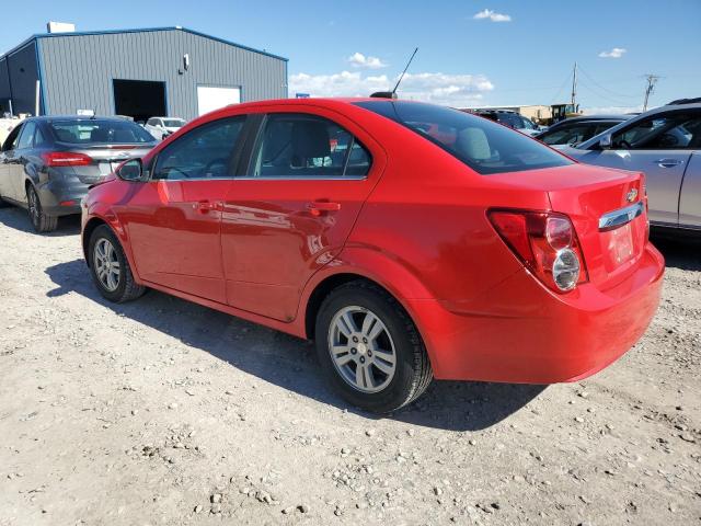 CHEVROLET SONIC LT 2015 red  gas 1G1JC5SH9F4205077 photo #3