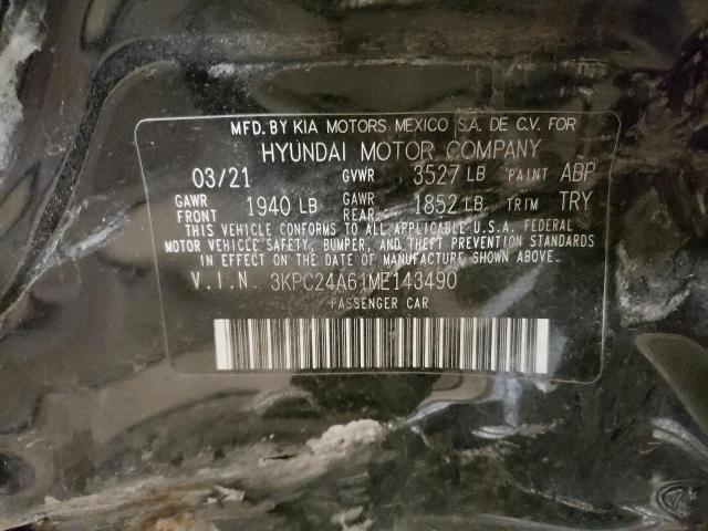 3kpc24a61me143490 - 2021 Hyundai Accent Se - #58100515
