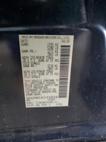 2018 NISSAN MURANO S - 5N1AZ2MH2JN155056