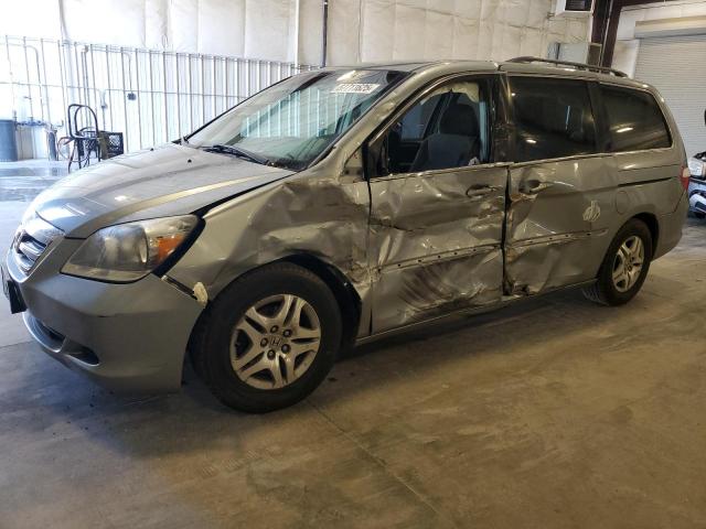 HONDA ODYSSEY EX 2007 silver  gas 5FNRL38457B132819 photo #1