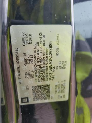2019 CHEVROLET COLORADO - 1GCHSBEA1K1263685