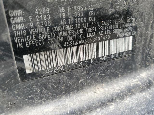 2022 SUBARU IMPREZA SP 4S3GKAM69N3605430