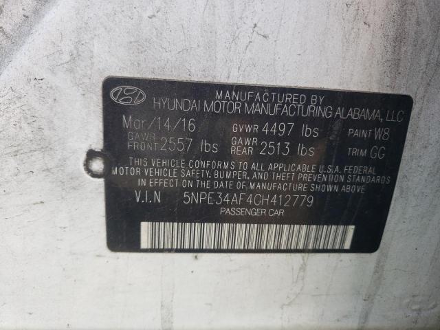 2016 HYUNDAI SONATA SPO - 5NPE34AF4GH412779