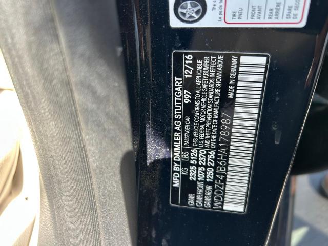 2017 MERCEDES-BENZ E 300 - WDDZF4JB6HA178987