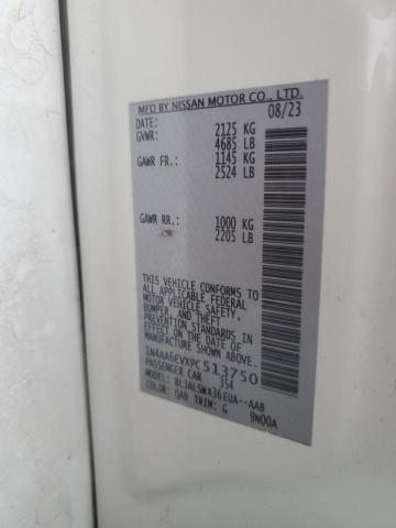 2023 NISSAN MAXIMA SR 1N4AA6EVXPC513750