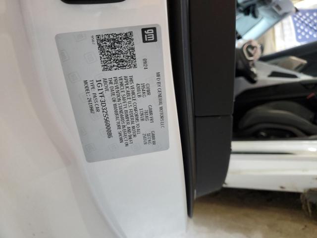 2025 CHEVROLET CORVETTE Z 1G1YF3D32S5600086