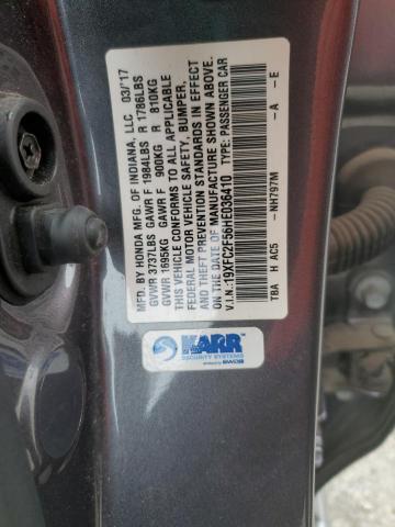 2017 HONDA CIVIC LX 19XFC2F56HE036410