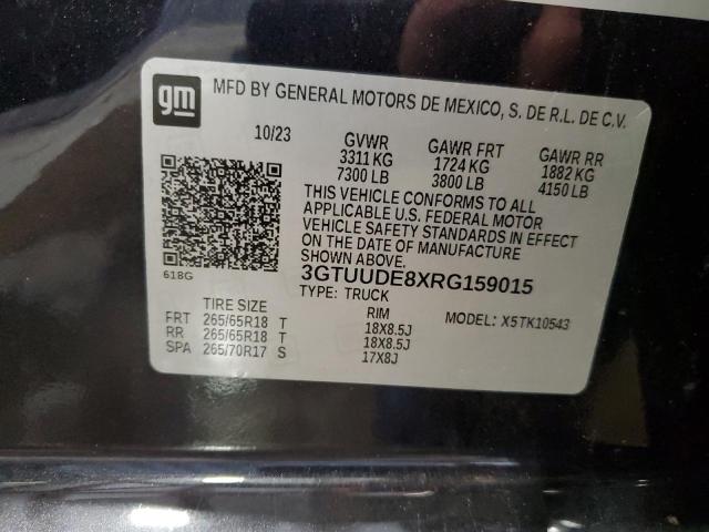 2024 GMC SIERRA K15 - 3GTUUDE8XRG159015