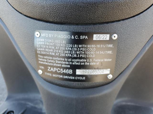 2023 PIAGGIO LIBERTY 50 ZAPC546B1P7003004